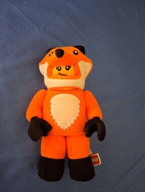 Lego Fox Costume Girl Figure Plushie